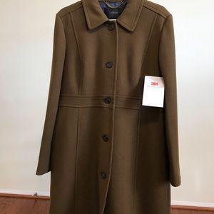 J Crew Classic lady day coat in Italian double-cloth wool with Thinsulate